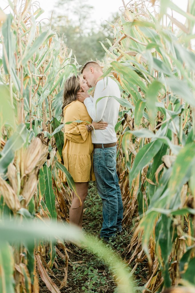 Corn field engagement session.