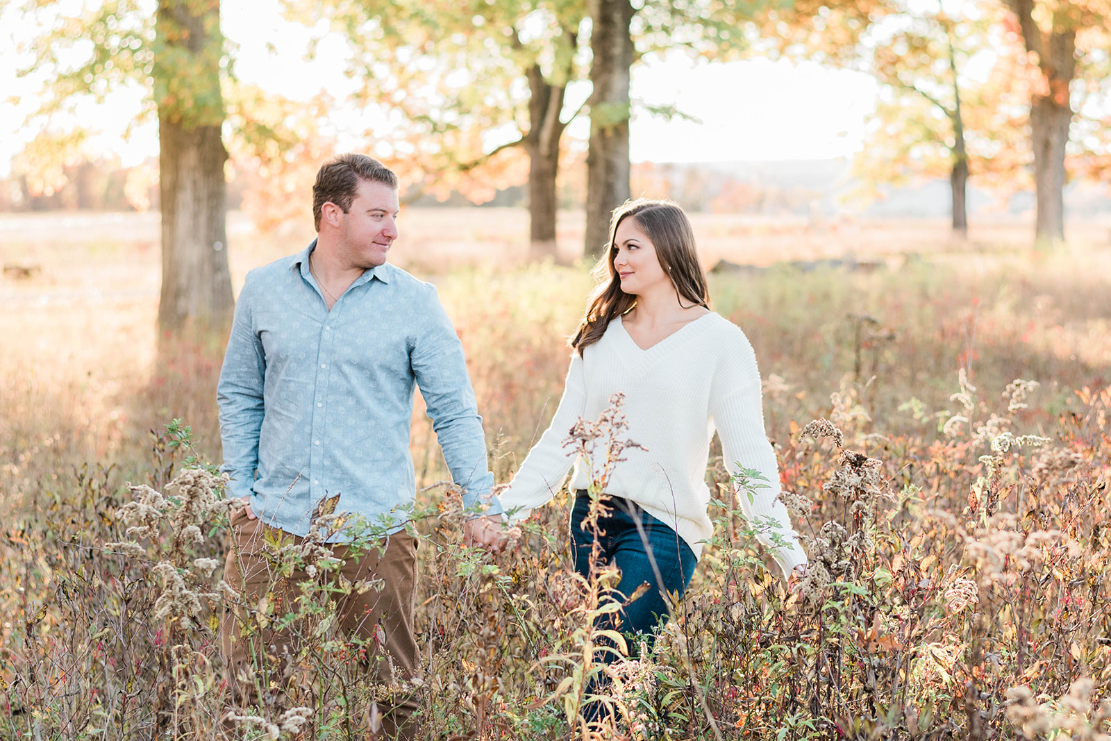 romantic luxury hudson valley engagement session