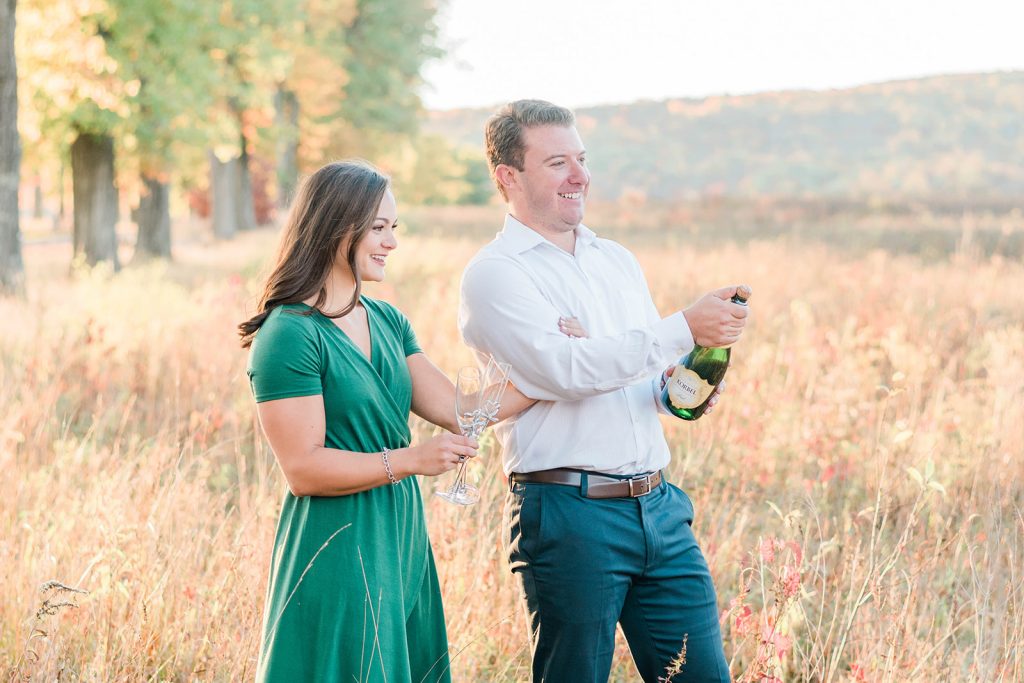 hudson valley fun engagement session
