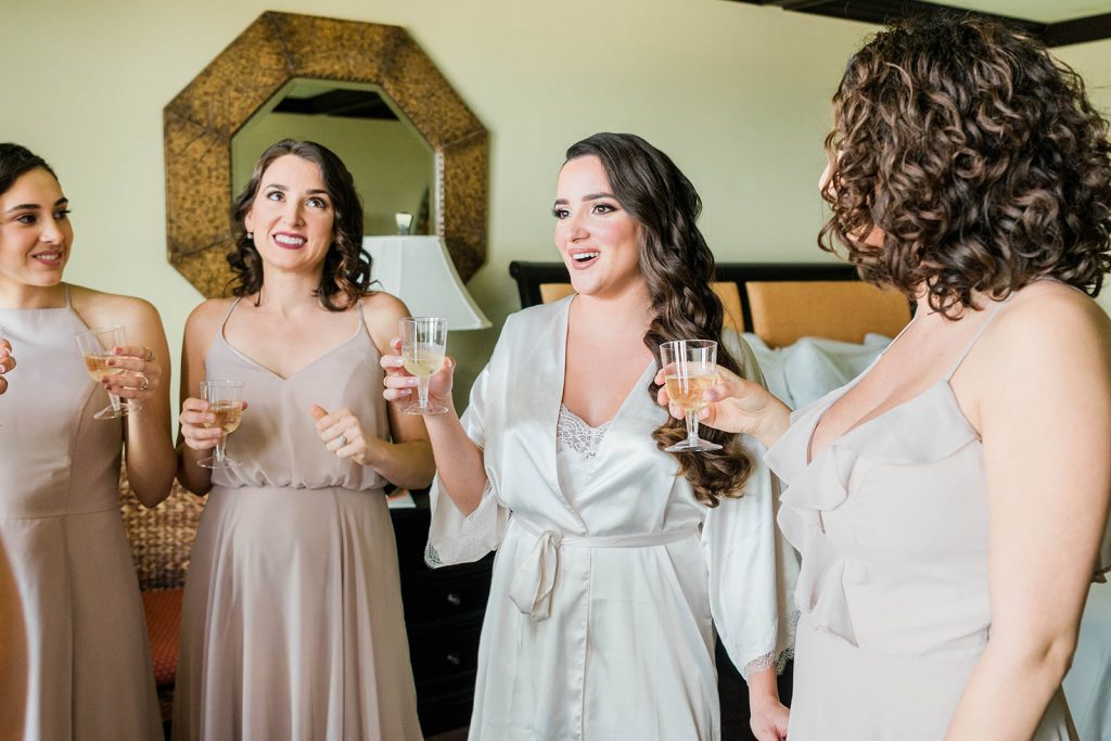 candid moment between bride and birdemsiads in new york wedding