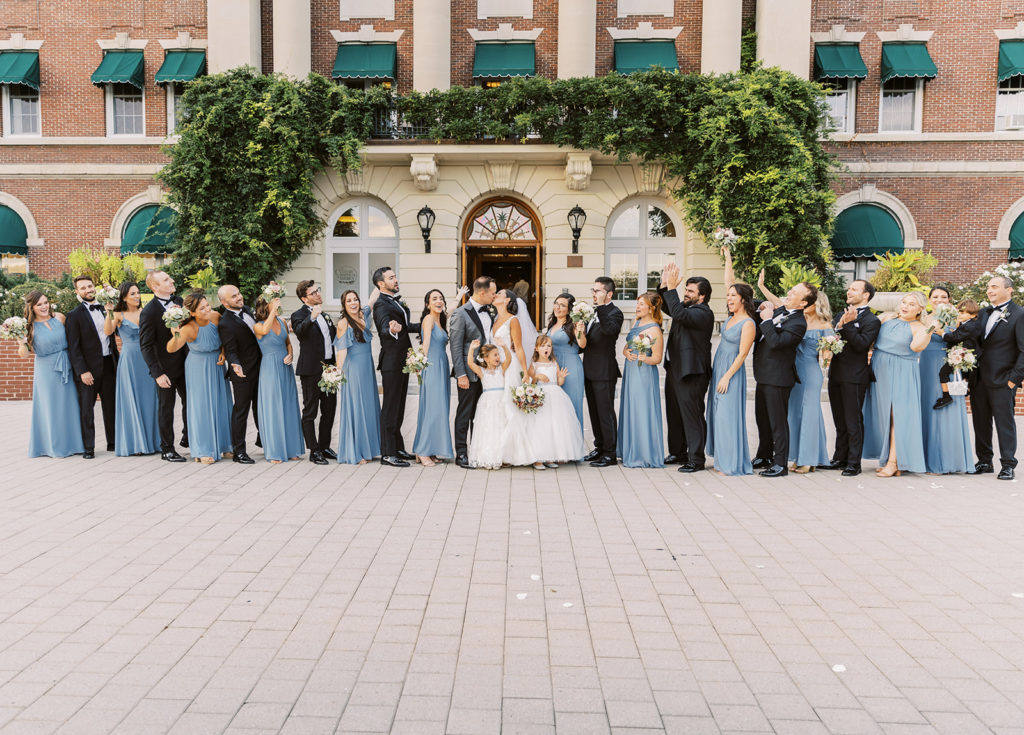 bridal party for Culinary Institute of America wedding