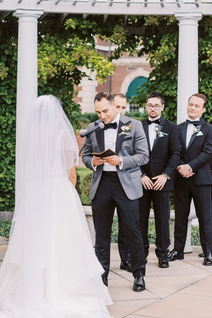 vows during wedding