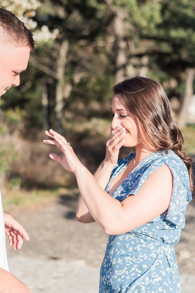 bride is surprised by minnewaska proposal
